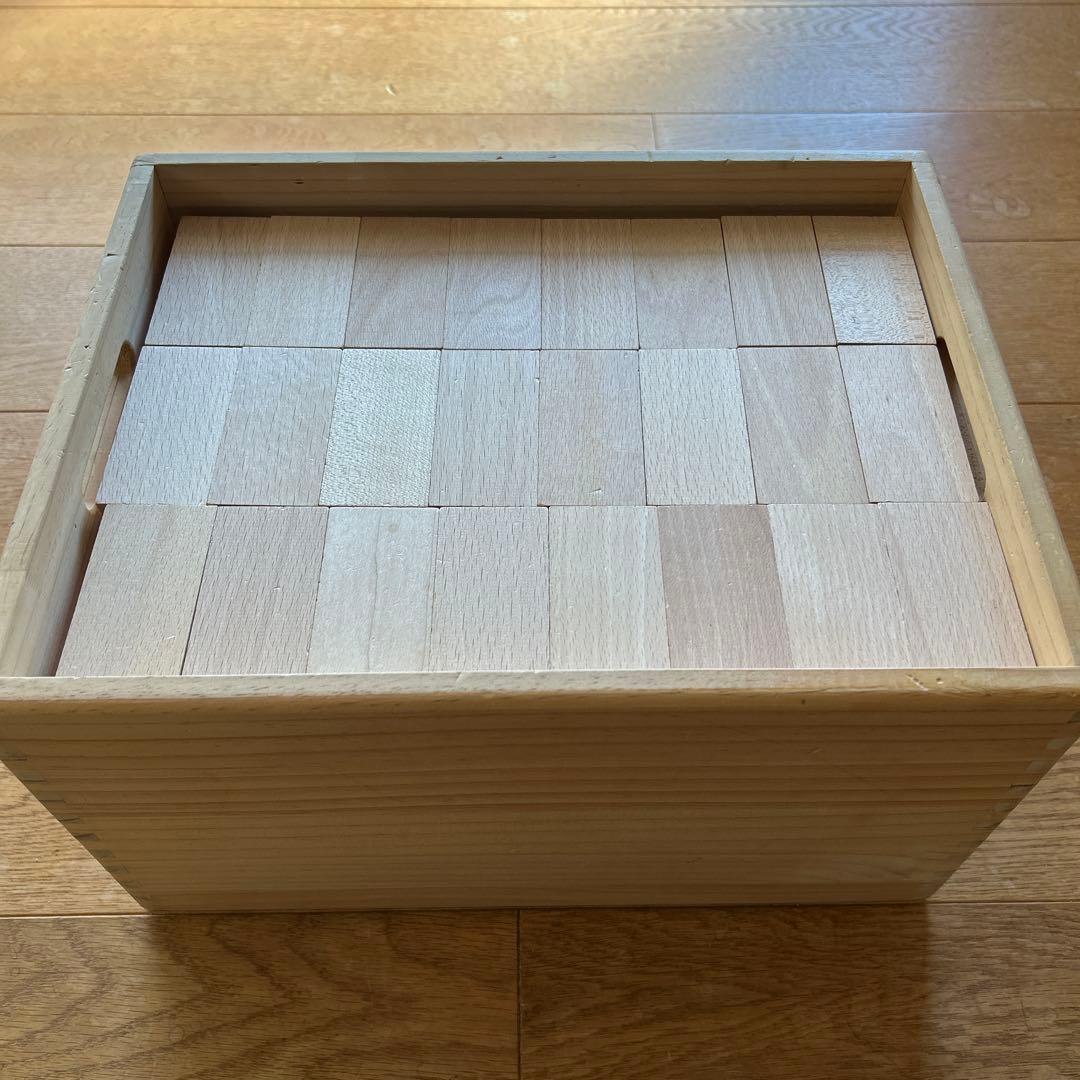 良品！ドクスピール 積み木 木箱付き 直方体 192個