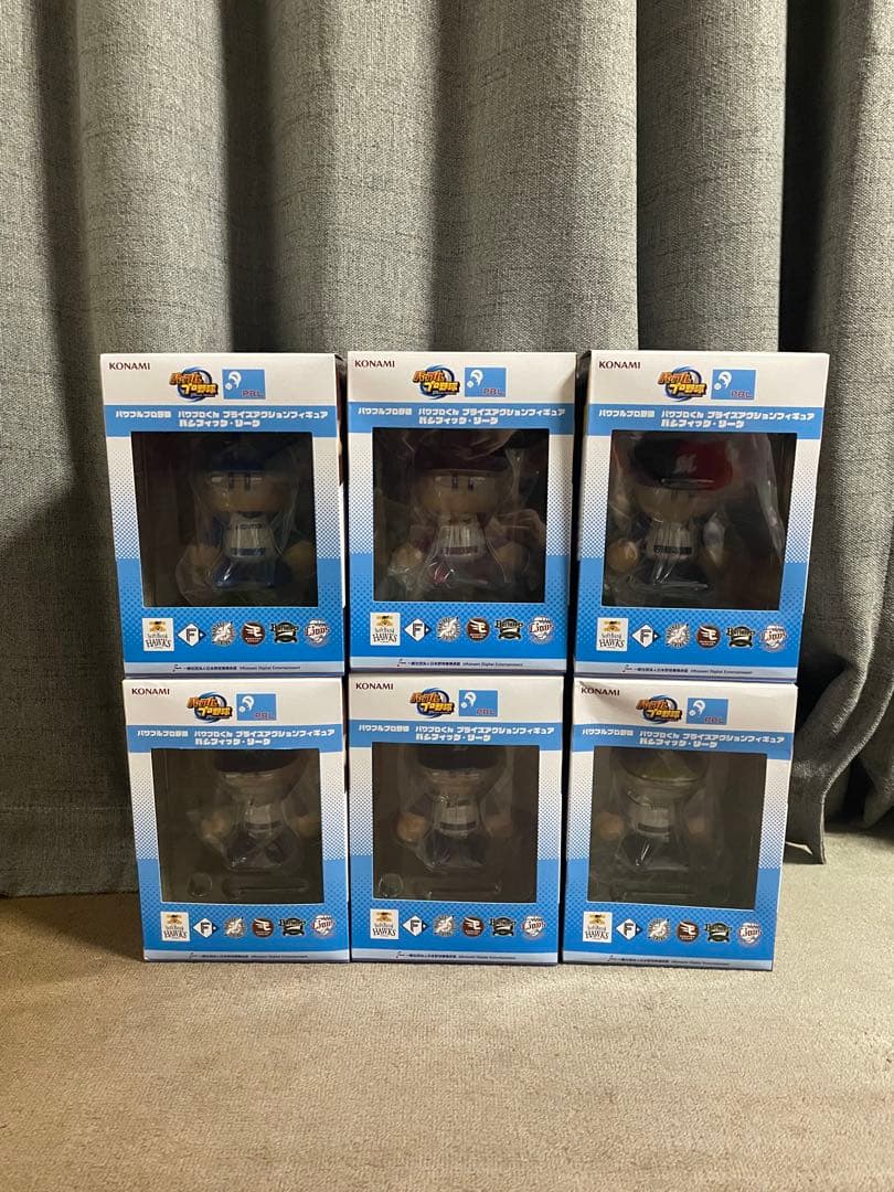 パワプロくん　プライズアクションフィギュア　パシフィック・リーグ　6種セット