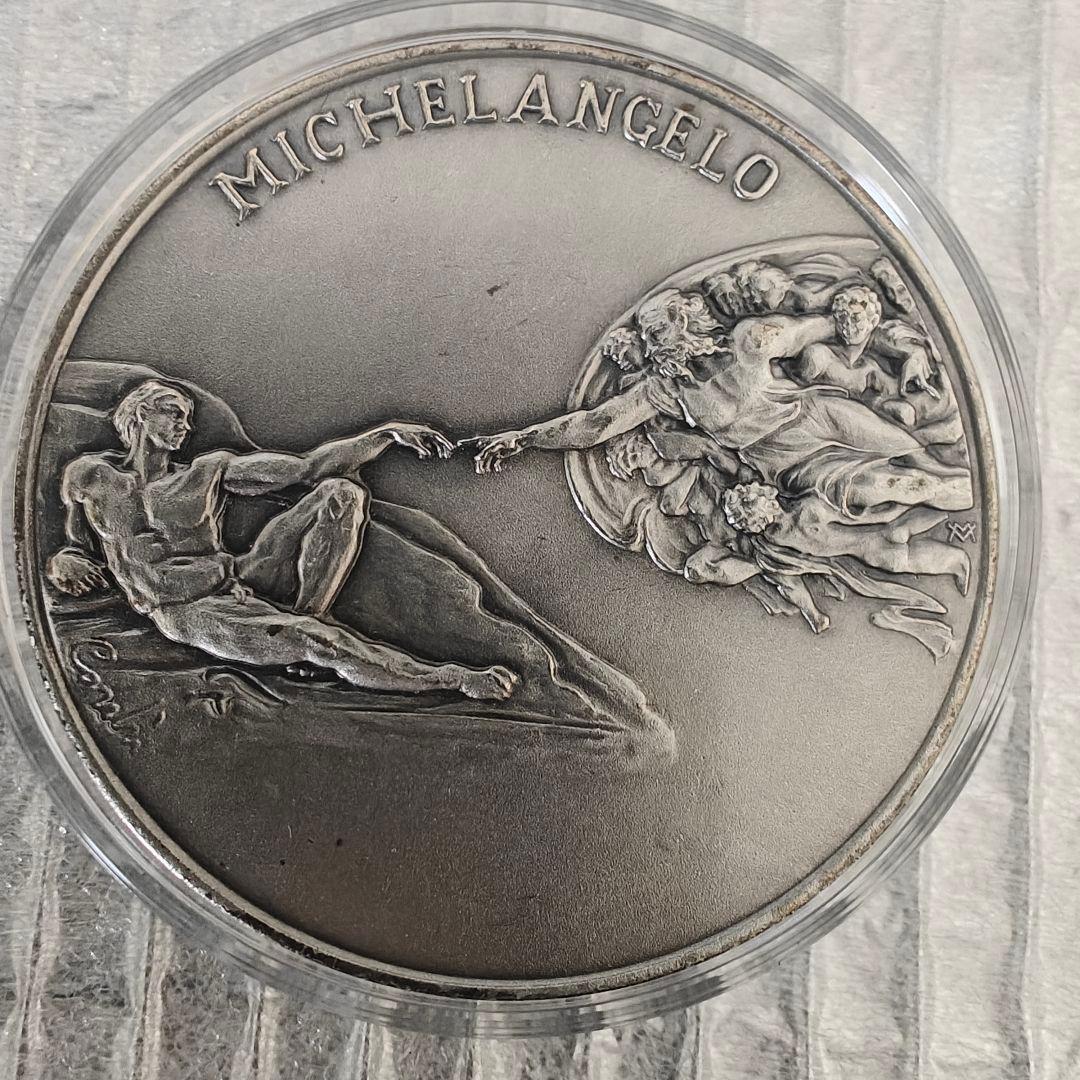 silver ミケランジェロ バチカン美術館 希少 銀メダル シルバー925