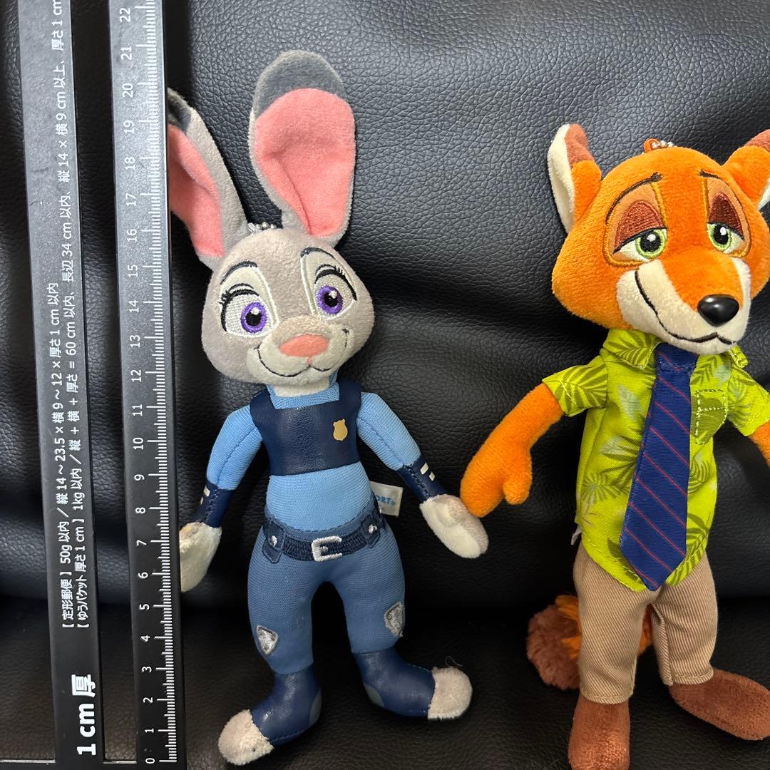 ディズニーリゾート ズートピア ぬいぐるみバッジ ニック ジュディ