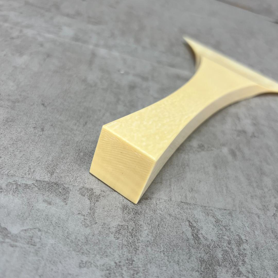 未使用級 最高級 津山撥 開き14cm 定価約150万円 三味線 和楽器 地唄