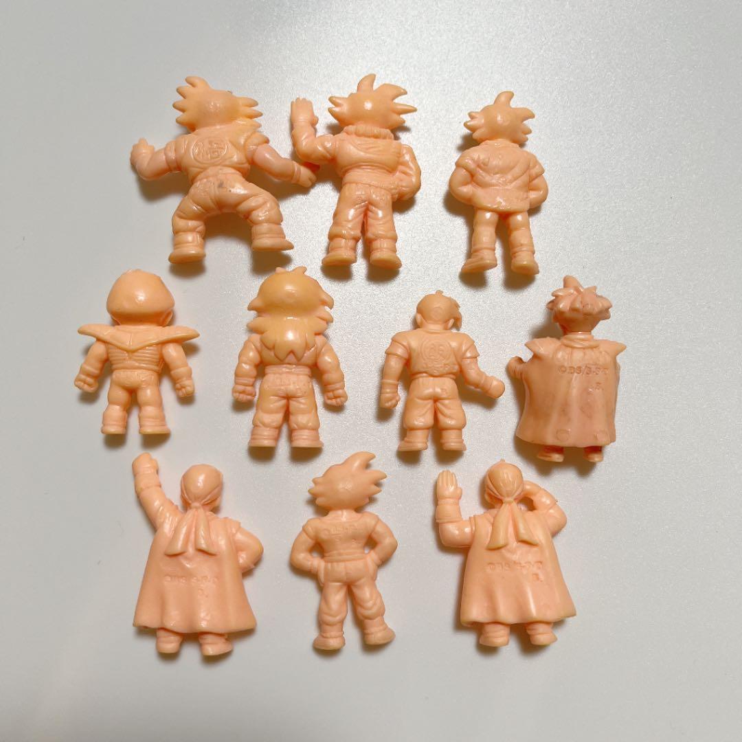 ドラゴンボール消しゴム（ドラ消し） 孫悟空・孫悟飯 肌色10体セット