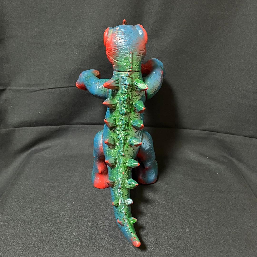 当時物 三浦トーイ製 世紀の大怪獣シリーズ ソフビ 宇宙怪獣3号 パチ