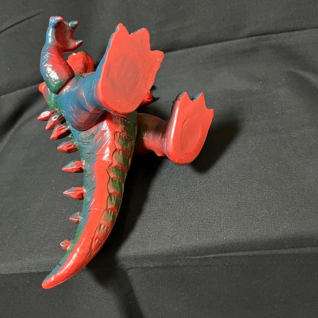 当時物 三浦トーイ製 世紀の大怪獣シリーズ ソフビ 宇宙怪獣3号 パチ