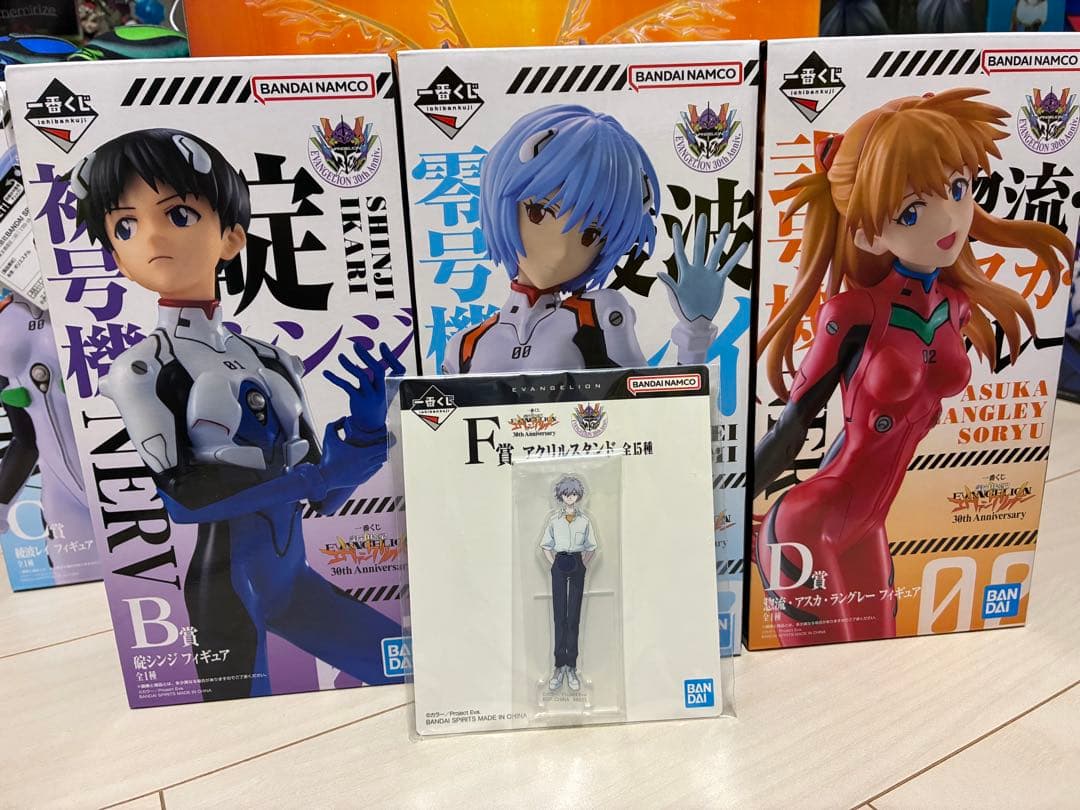 一番くじ エヴァンゲリオン B,C,D賞 フィギュア 下位賞付