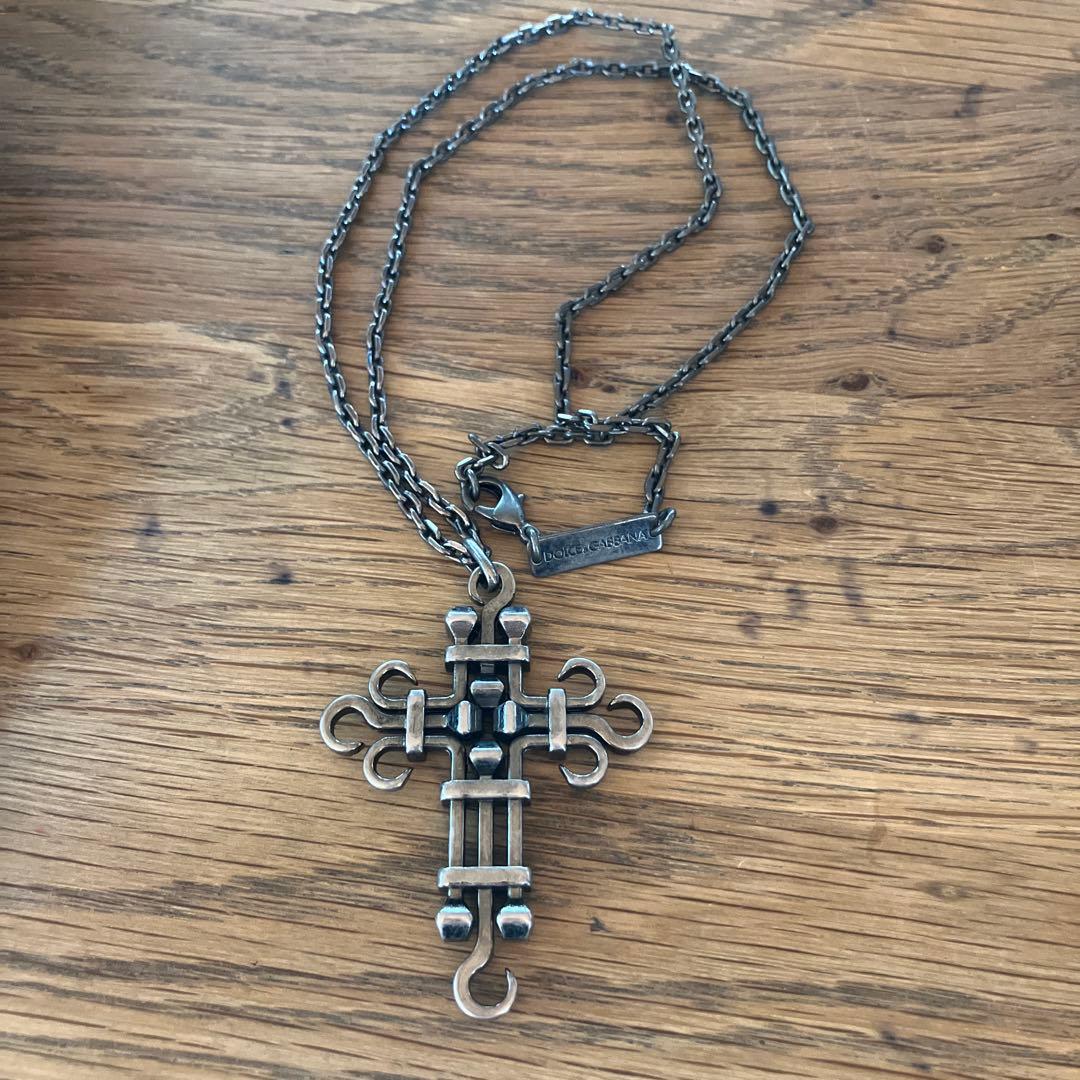 ドルチェ＆ガッバーナ　DOLCE＆GABBANA　ロザリオ　ネックレス　クロス