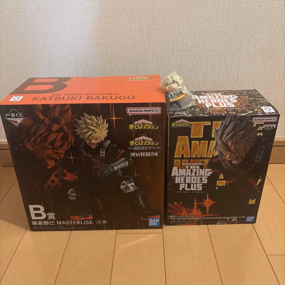 ヒロアカ　爆豪勝己フィギュアセット+こんにち輪