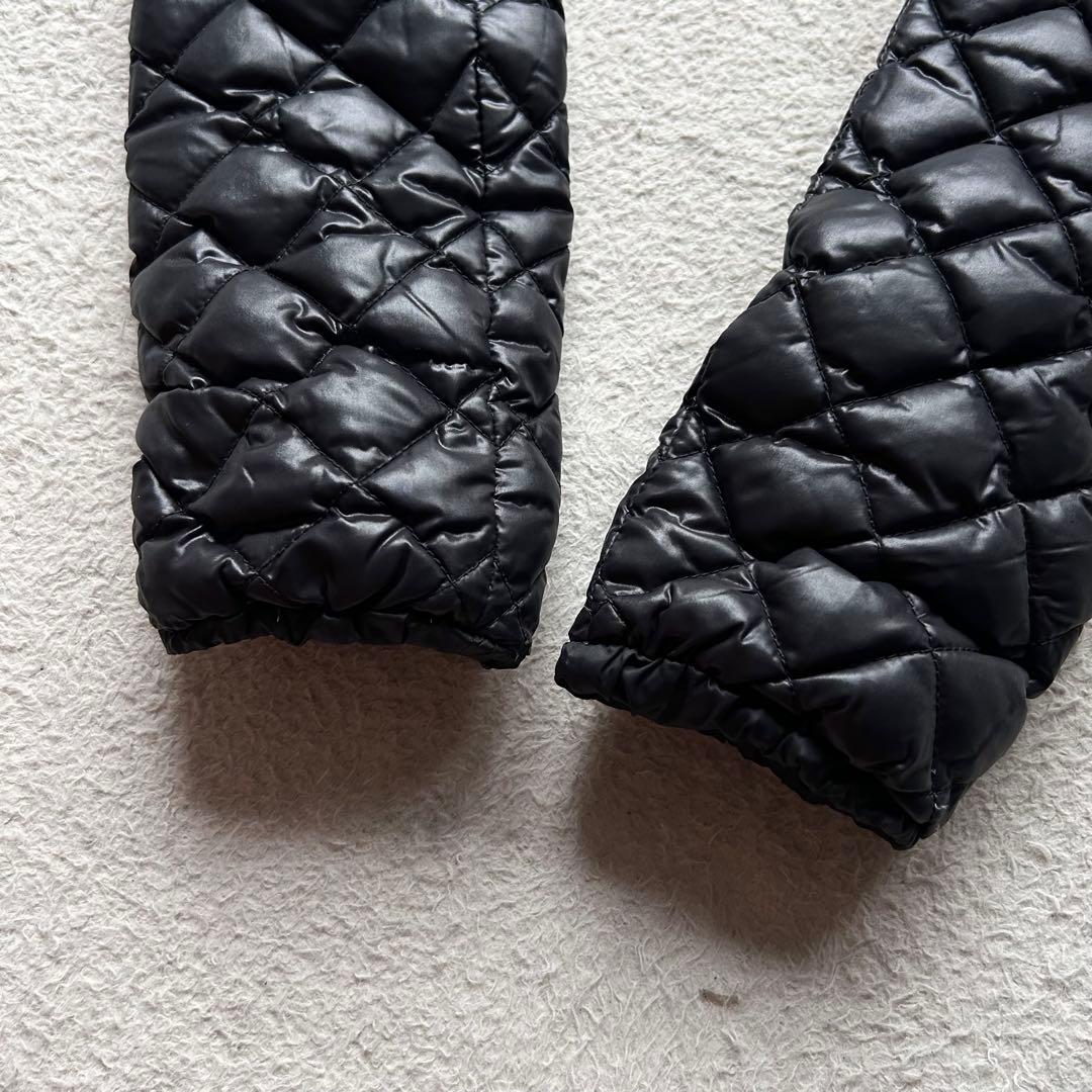 美品】デュベティカ ダウンジャケット Aida キルティング ファー 黒 38