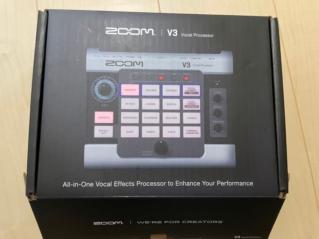 ZOOM V3 ボーカルプロセッサー - メルカリ