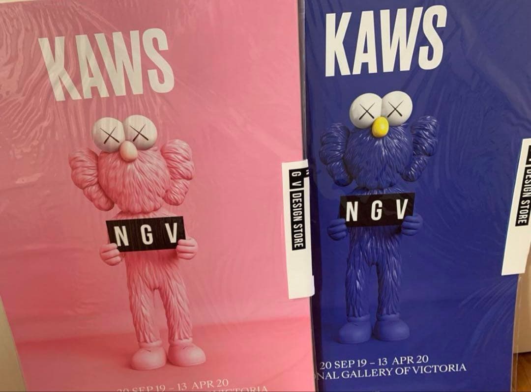 KAWS POSTER カウズ ポスター NGV ２枚セット