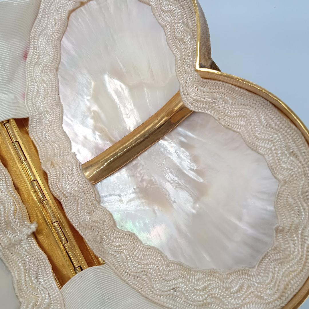 マザーオブパール アンティーク ロザリオケース 小物入れ 母貝