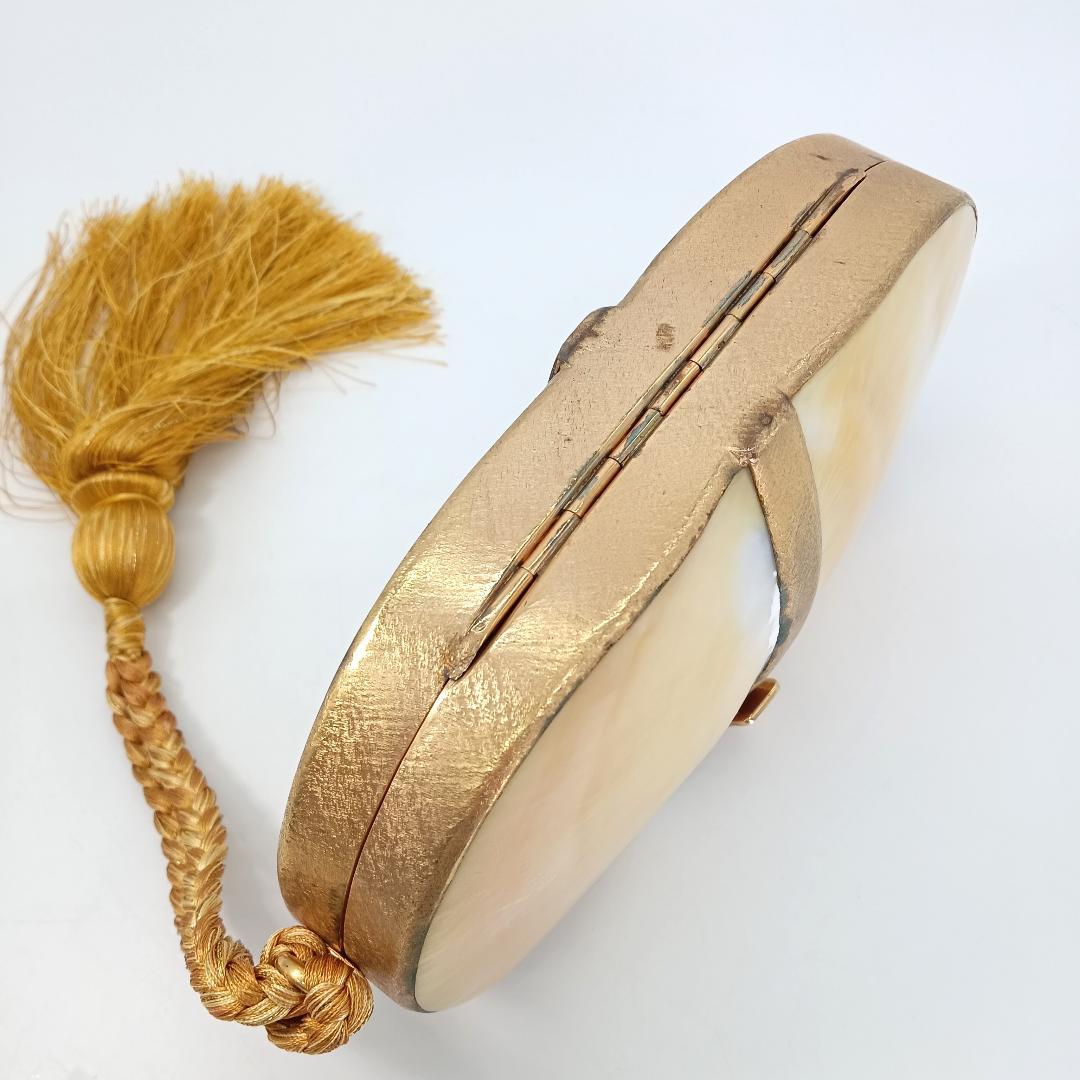 マザーオブパール アンティーク ロザリオケース 小物入れ 母貝