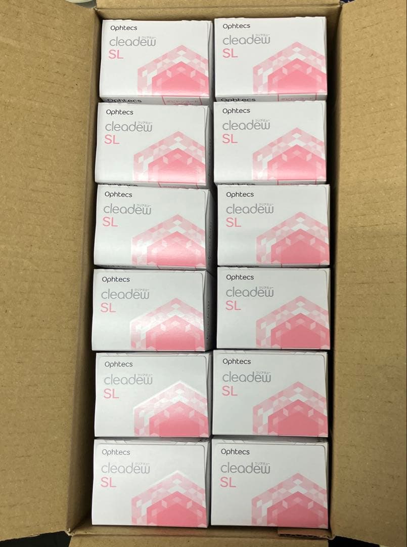 レンズケース無し　オフテクスクリアデューSL×オルソケラトロジー用12箱 クリアデュー SL オルソケラトロジー専用 2箱＋レンズケース付 新品未
