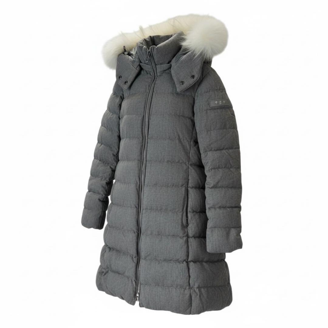 極美品 タトラス ラビアナ ラヴィアナ ウール ダウンジャケット グレー M