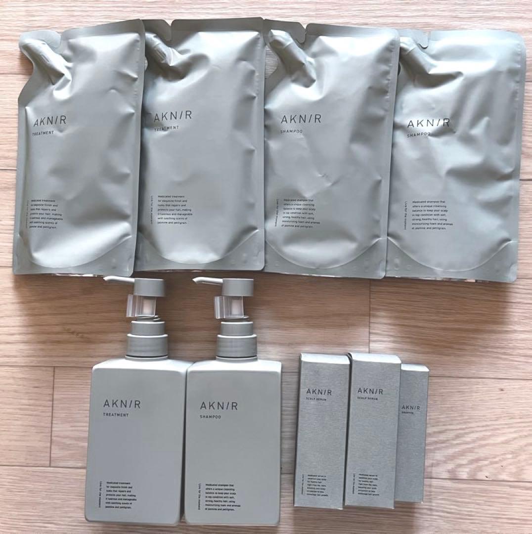 AKN/R アクニー シャンプーセット 薬用スカルプセラム