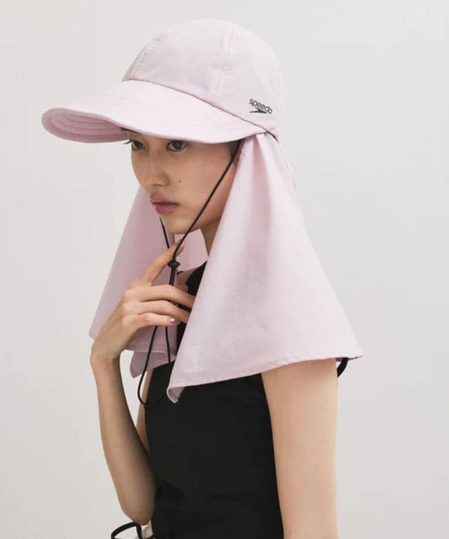 Speedo×ADAM ET ROPE' SUN CAP ピンク