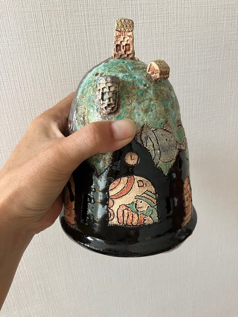 陶器　香炉　山本淳平