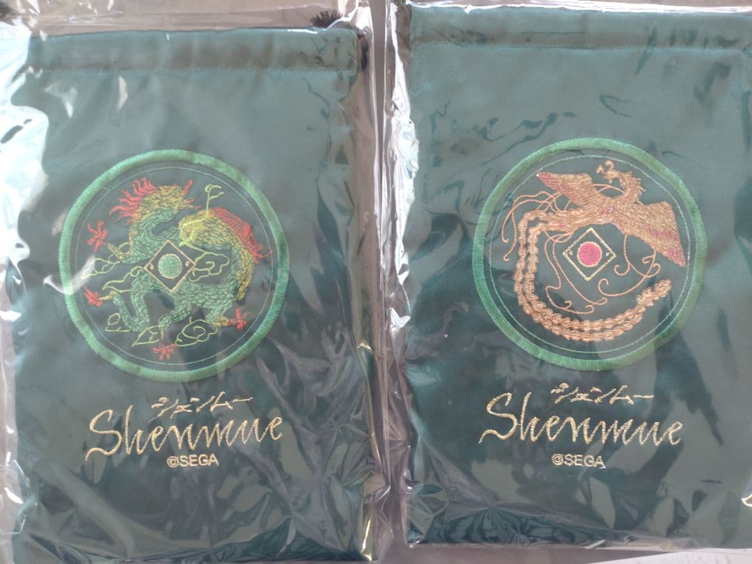 シェンムー ポーチ 2個セット 鳳凰の鏡、龍の鏡 スカジャン 横須賀 SEGA