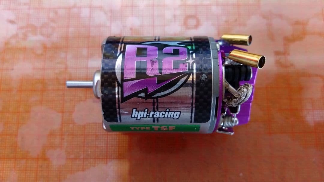 HPI racing R2 TYPE TSF 23T ブラシモーター 強力なトルクと高回転を発揮「ドリフトブラシレスモーター RED ZONE XZ