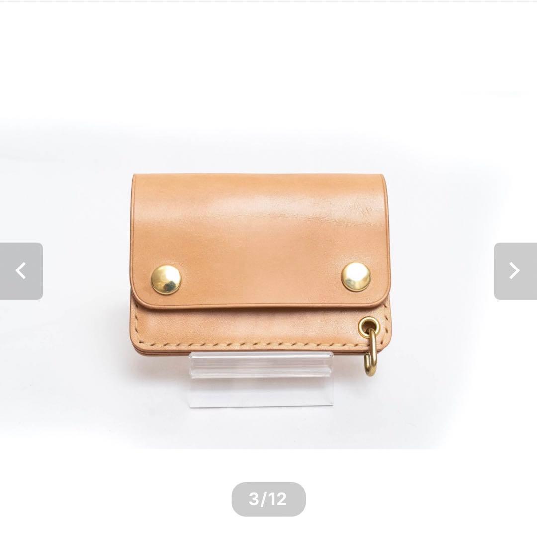 【未使用】PEACE Leather craft ショートトラッカーウォレット