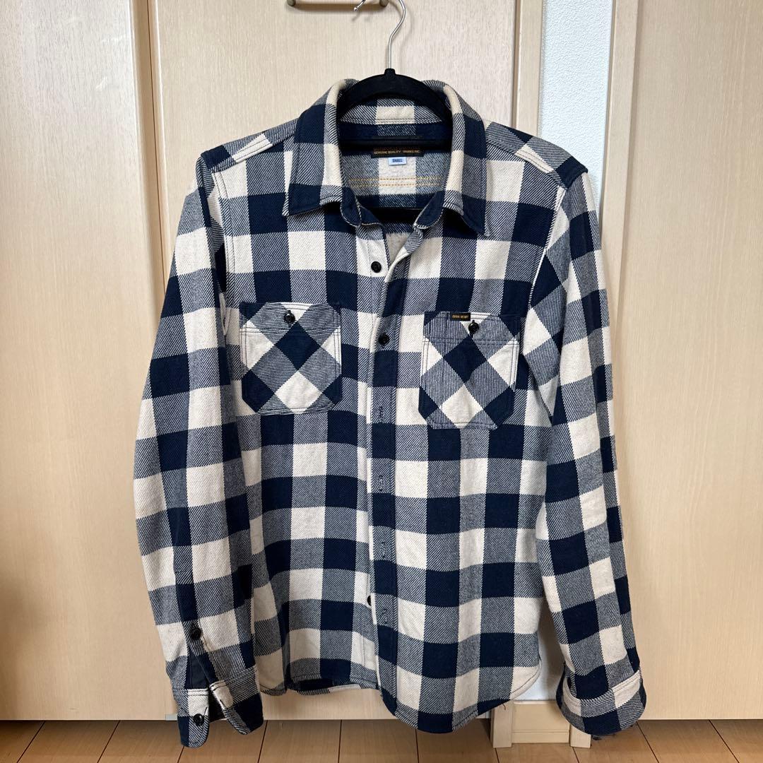 アイアンハート　ネルシャツ　チェック柄　バッファローシャツ