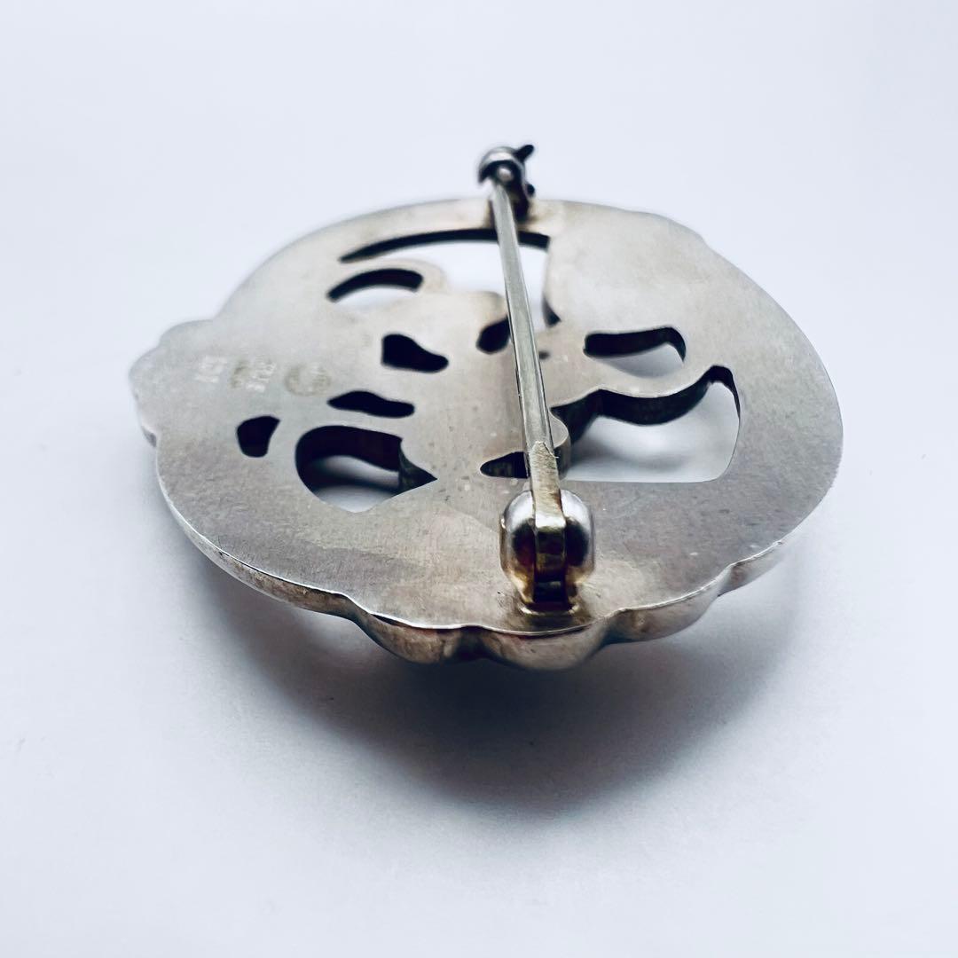 ジョージジェンセン ムーンライトグレープ 101 シルバー ブローチ