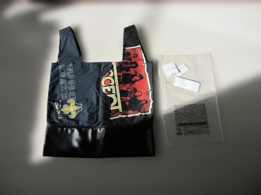 BLACK COMME des GARCONS　リメークトートバッグ　黒