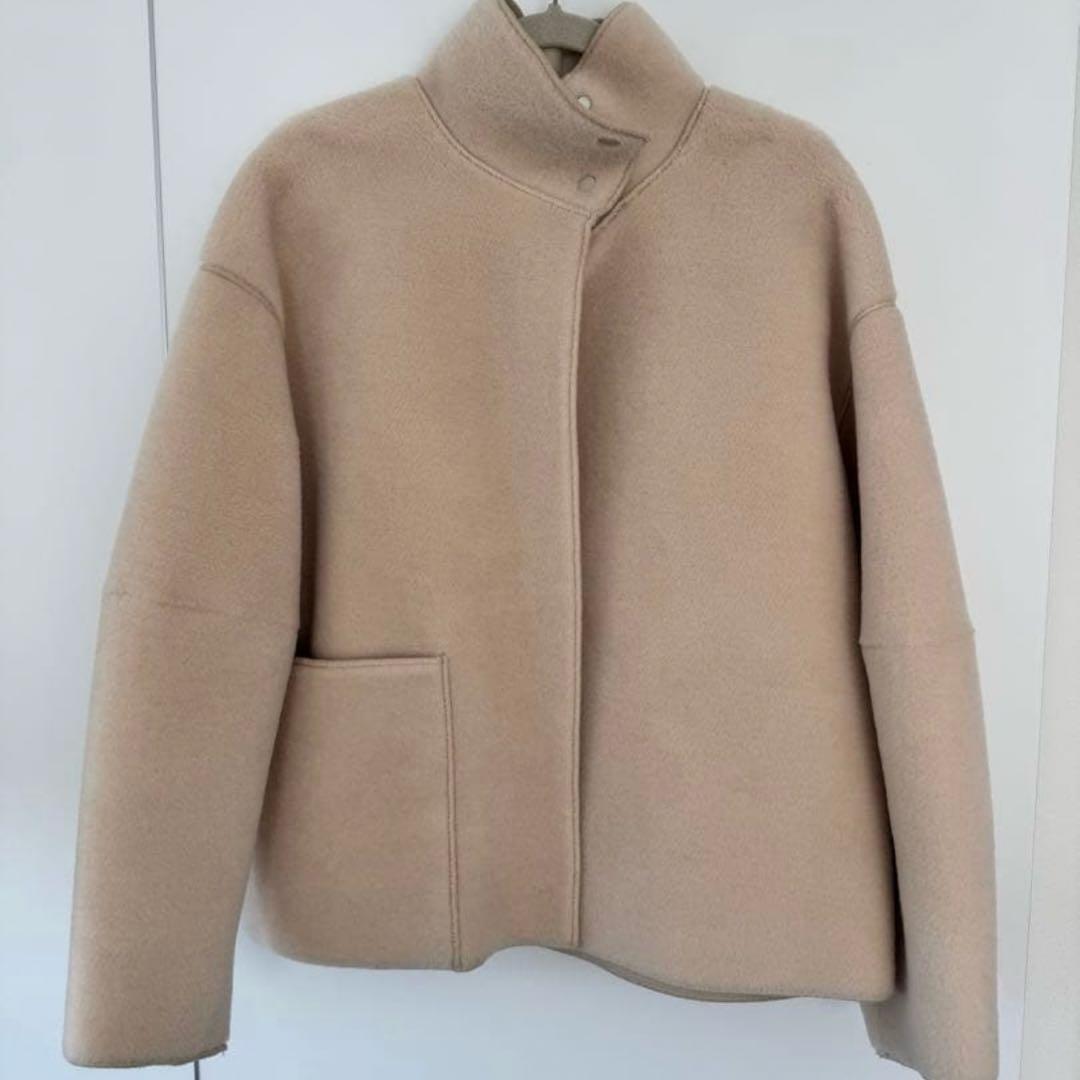 todayful スタンドカラー ボアジャケット