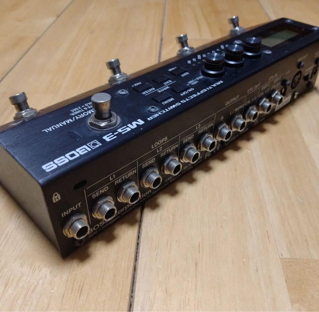 BOSS MS-3 マルチエフェクトスイッチャー 電源アダプター付き - メルカリ