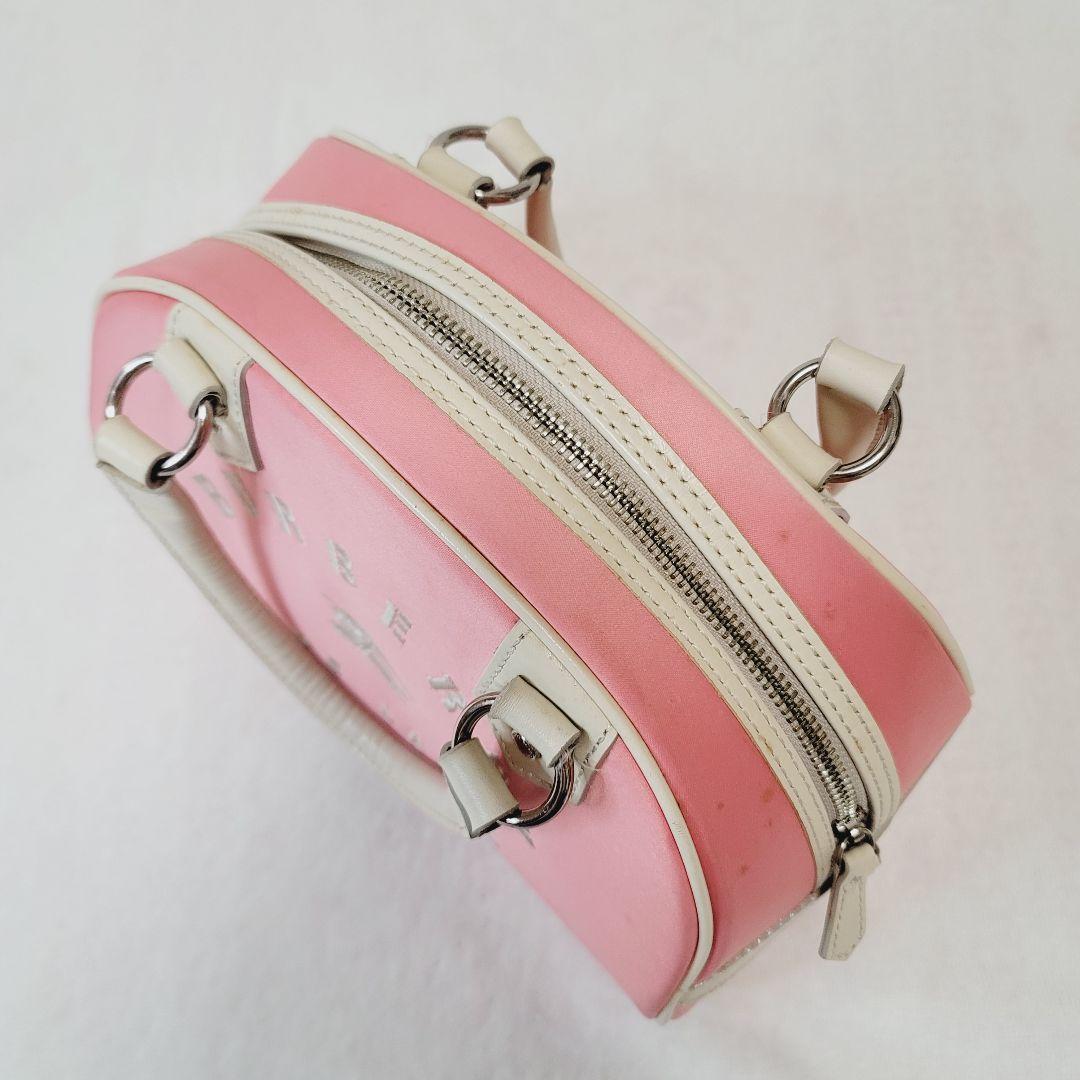 レア美品☆BURBERRYバーバリーホースロゴ刺繍 ミニボストンバッグ Y2K