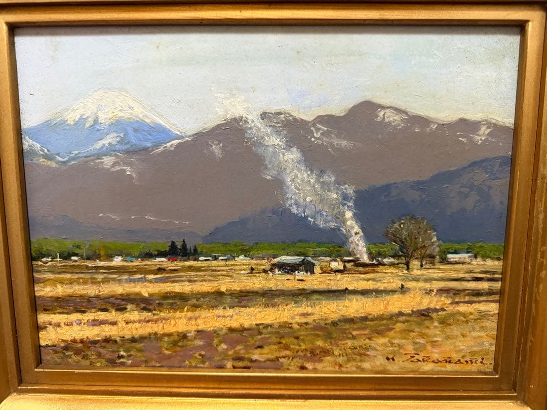 61.「北アルプス」髙橋一善 油絵