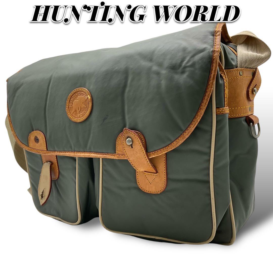 バチュークロス ショルダーバッグ メッセンジャーバッグ バチュークロス 大容量 ハンティングワールド ショルダーバッグ メッセンジャー バチュー
