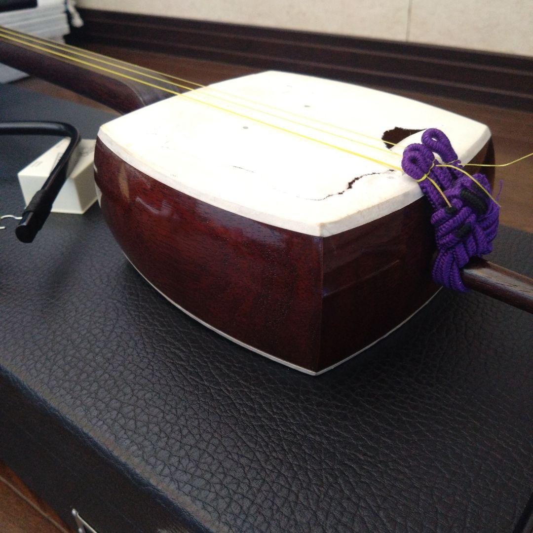 和胡弓　ハードケース　弓　付属品付き