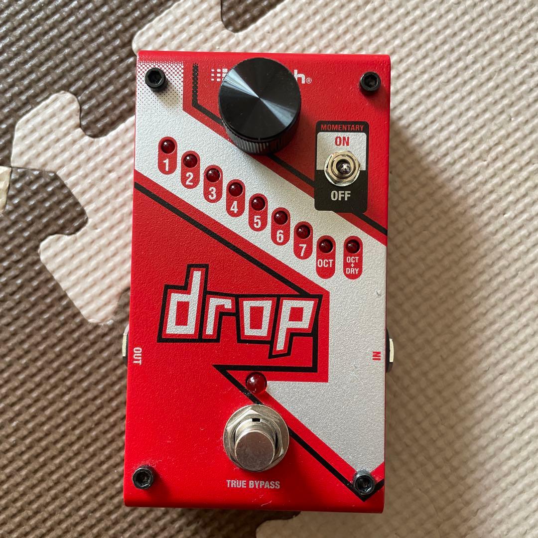 drop ギターエフェクター レッド