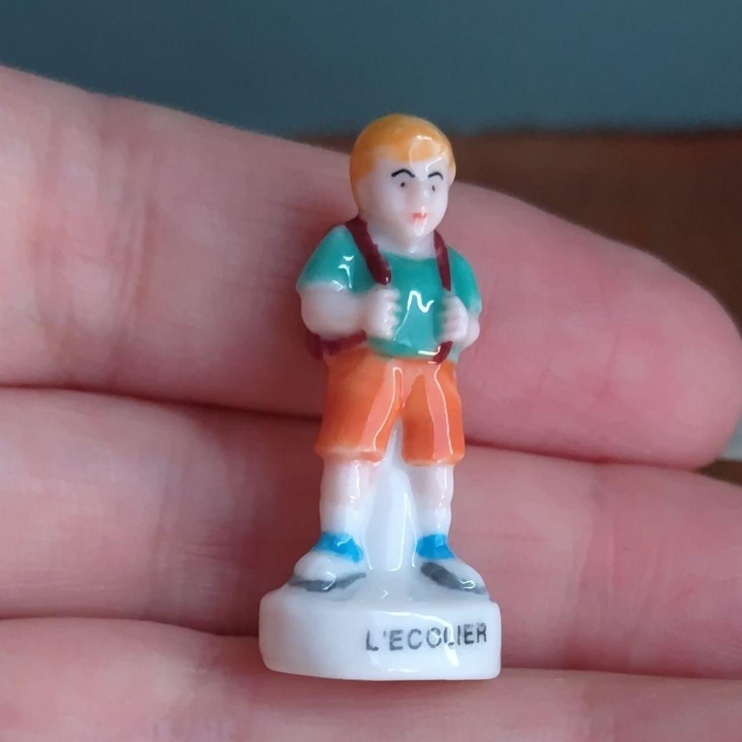 ビンテージフェーブ 学校シリーズ② フランス雑貨陶器置物ガレット