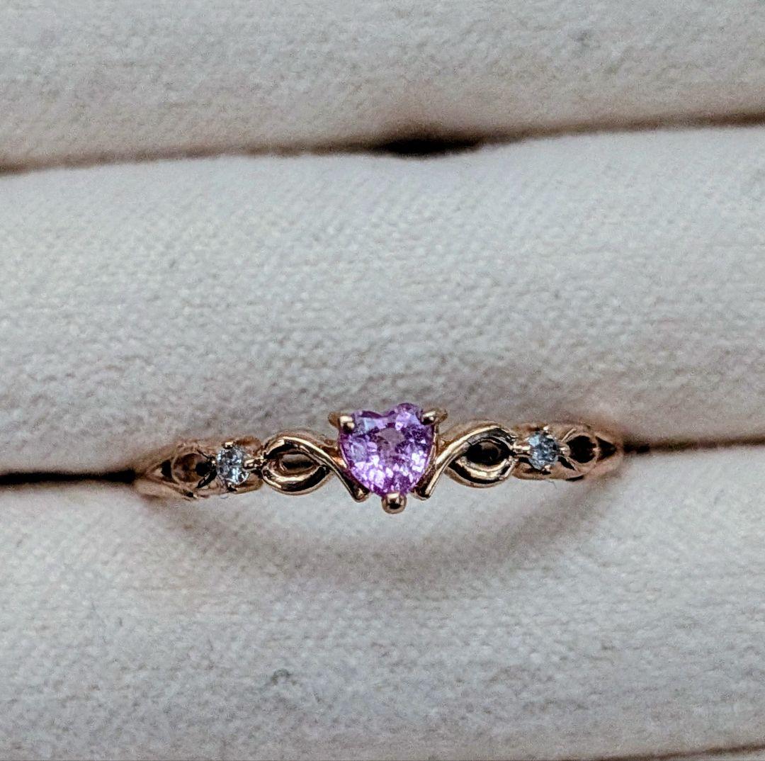 ♡[TSUTSUMI] K10 PG ピンクトルマリン リング11号♡