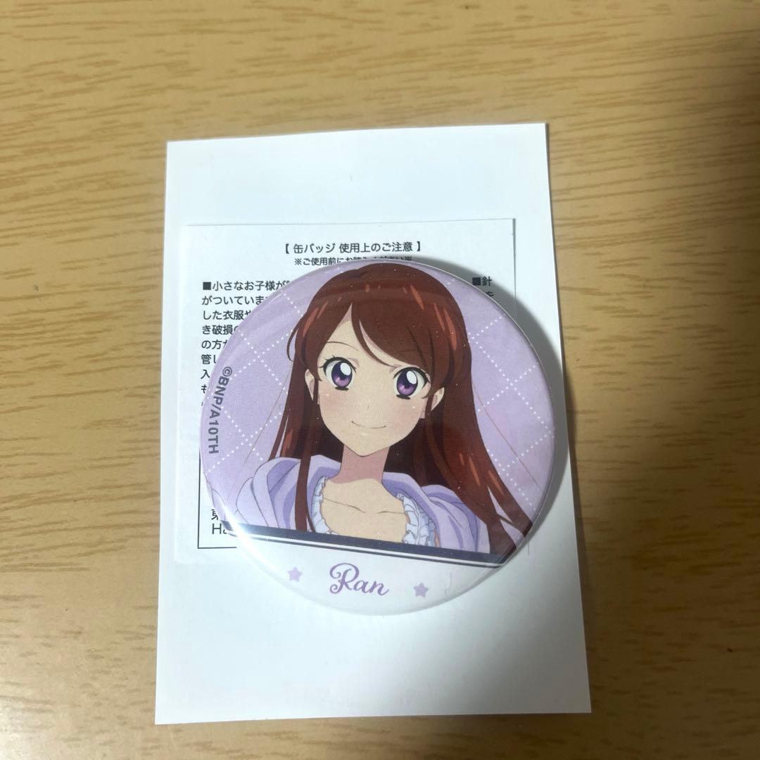 アイカツ】紫吹蘭 グッズまとめ売り ミニ色紙 缶バッジ チェキ風カード