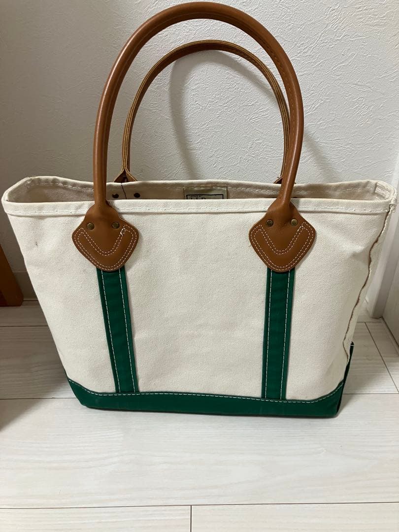 L.L.Beanレザーハンドル トートバック