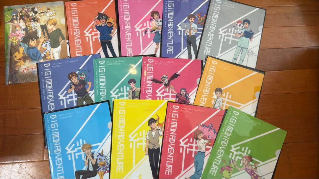 お台場メモリアル追加 デジモンアドベンチャー 非売品 色紙クリア