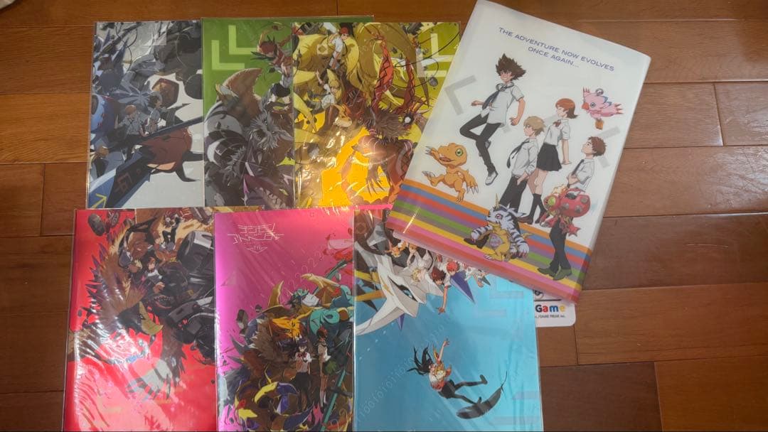 お台場メモリアル追加 デジモンアドベンチャー 非売品 色紙クリア