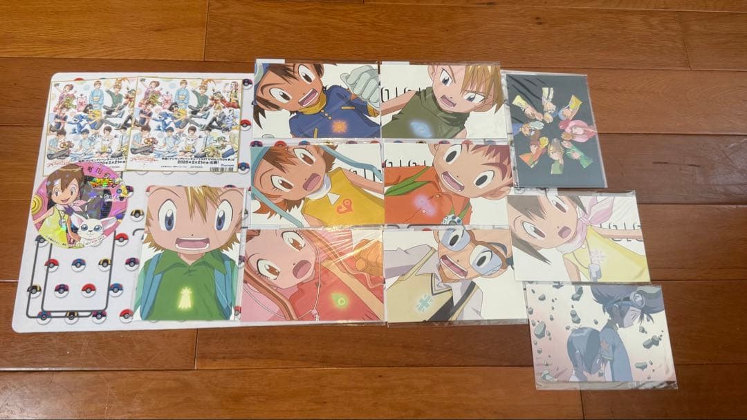 お台場メモリアル追加 デジモンアドベンチャー 非売品 色紙クリア