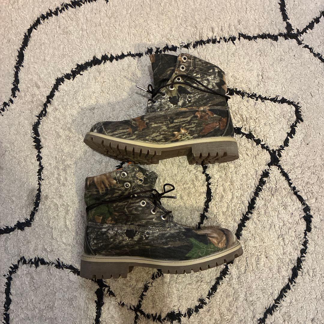 Timberland ブーツ カモ柄 迷彩柄