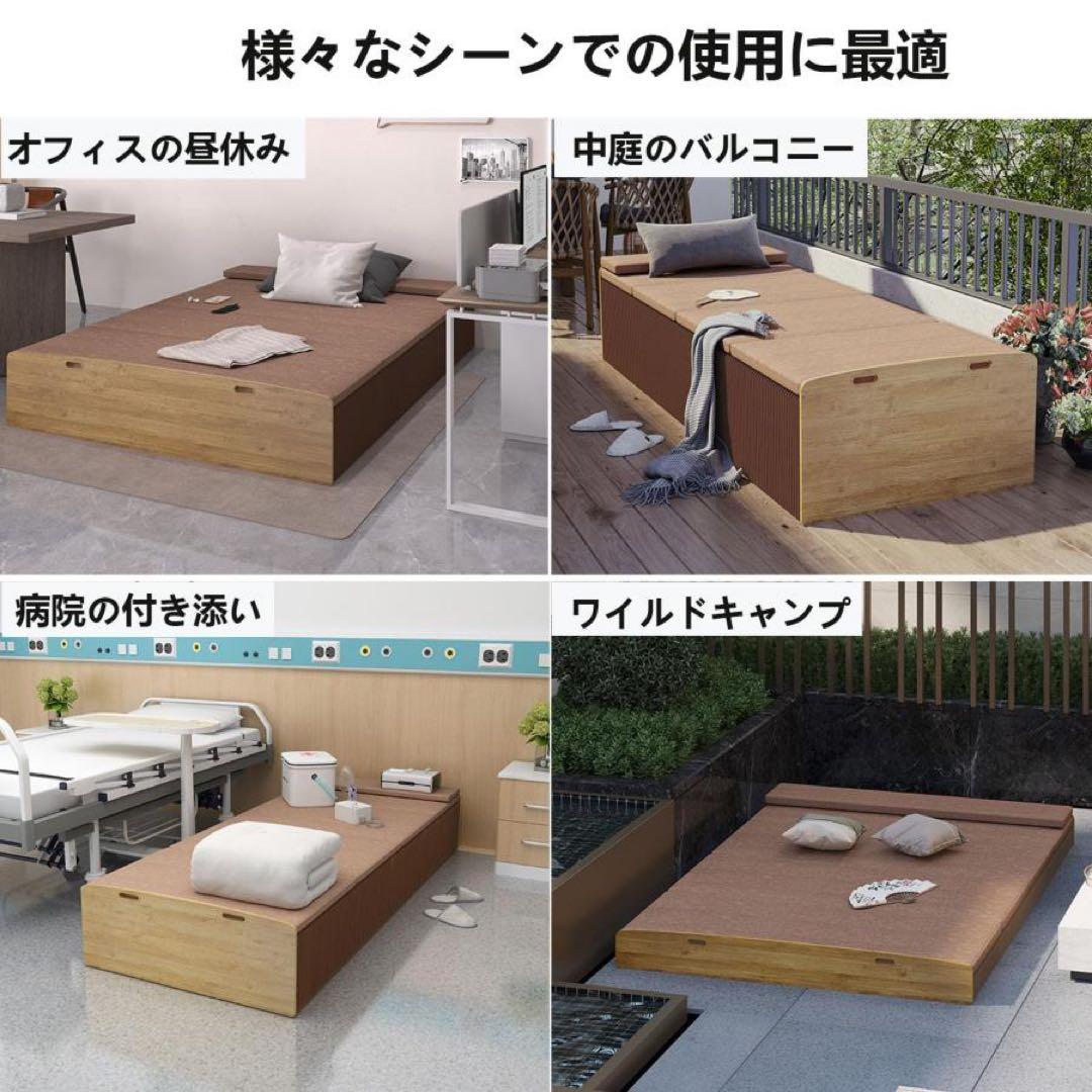 ihpaper アコーディオンクラフトベッド 専用マットレス付き - メルカリ