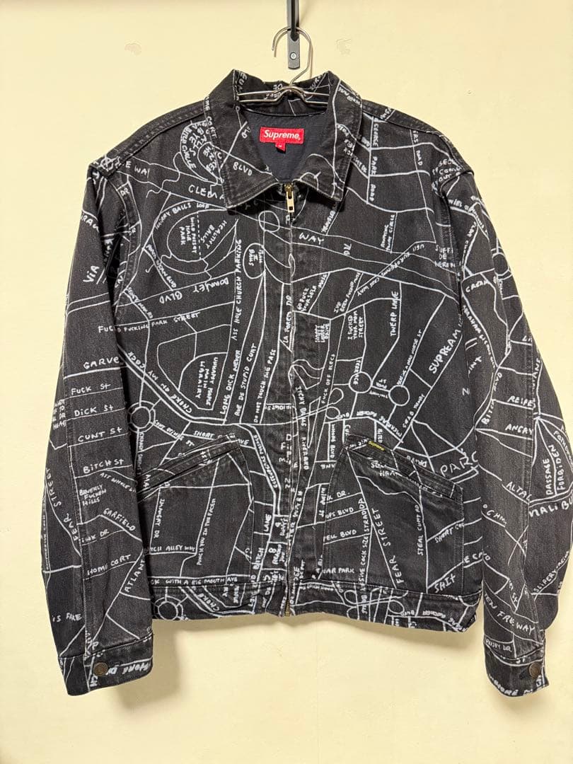 ジャケット・アウター SUPREME 19SS Gonz Map Work Jacket