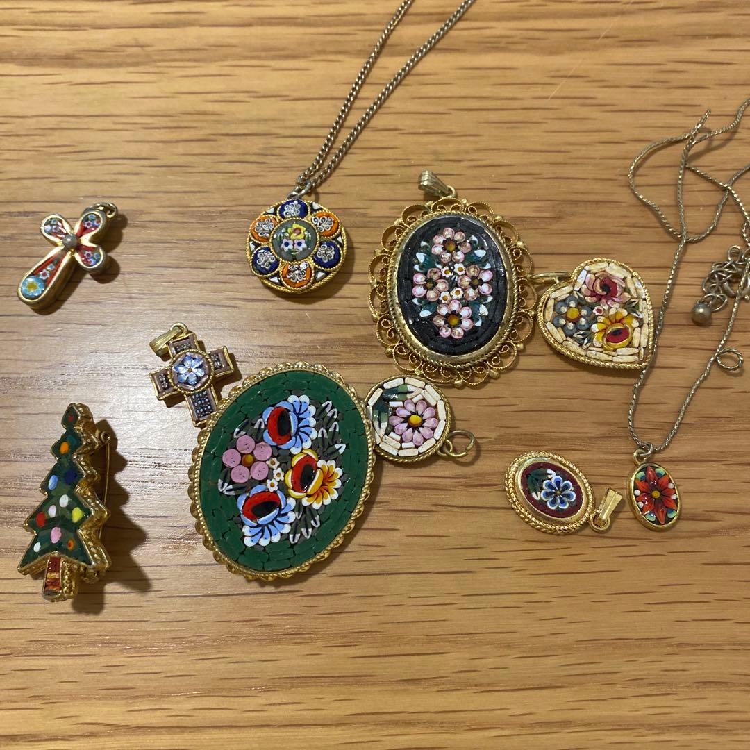 ヴィンテージブローチ・ネックレスセット i taly 楽天市場】【最大2,000円OFF】ABISTE 【FLEUR DE NEIGE demi-parure