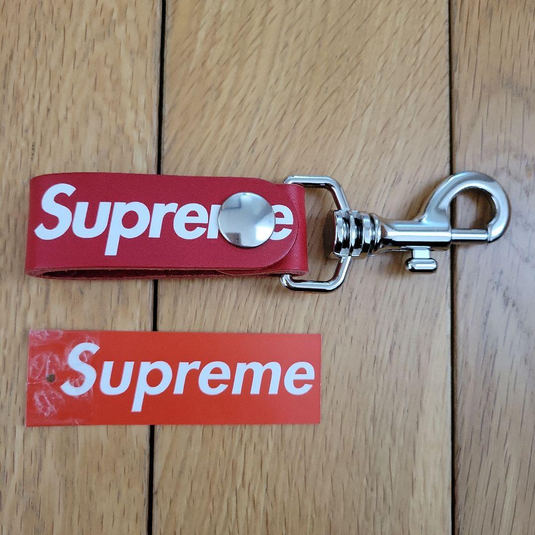 小物 Supreme Leather Key Loop Red Supreme Leather Key Loop Red | Senikersku