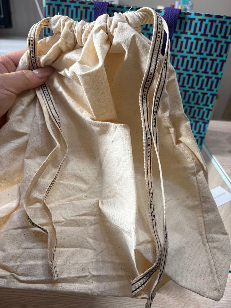 トリーバーチ Tモノグラム ジャカードミニボストンバッグ 2way 美品