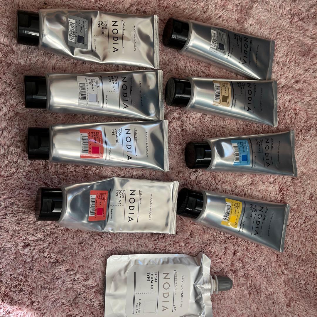 ノジアノンジアミンタイプ ８本セット サポートクリーム付き