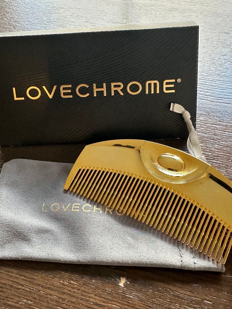 LOVECHROME ラブクロム K24GPツキ ゴールド 新品同様 正規品