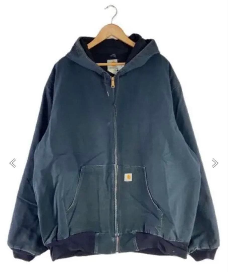 【大幅値下げ中】Carhartt ジップパーカー 3XL BLKフェード